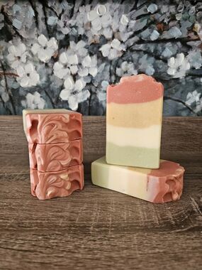 Jasmine Bloom - Grass-Fed Tallow Soaps.  Ultra Moisturizing Formula!